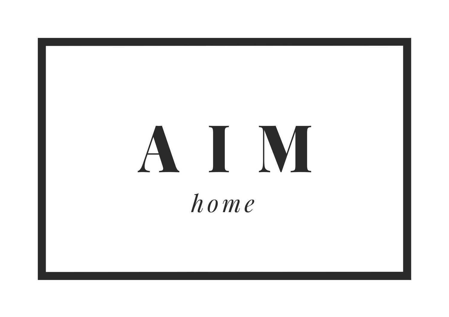 Подбор руководителя отдела продаж для компании AIM home Логотип компании AIM home